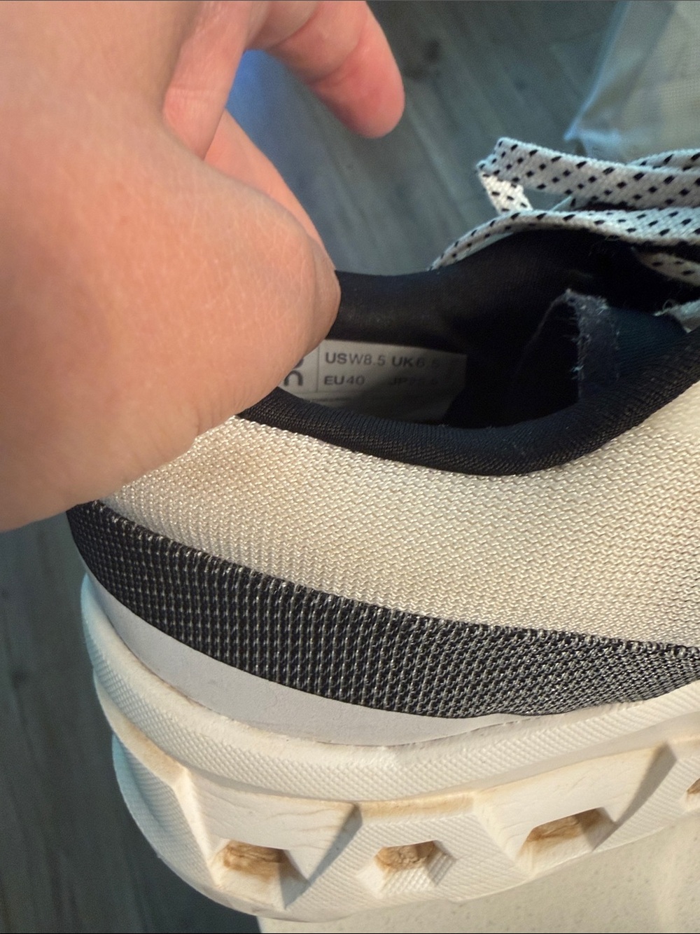 On Running Women’s CloudTec Athletic Shoes — White/Black - Picture 7 of 8